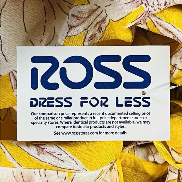 Meraki Woman's Yellow Floral V-Neck Short Sleeve Waist Tie Blouse Size XL NWT - Picture 13 of 14